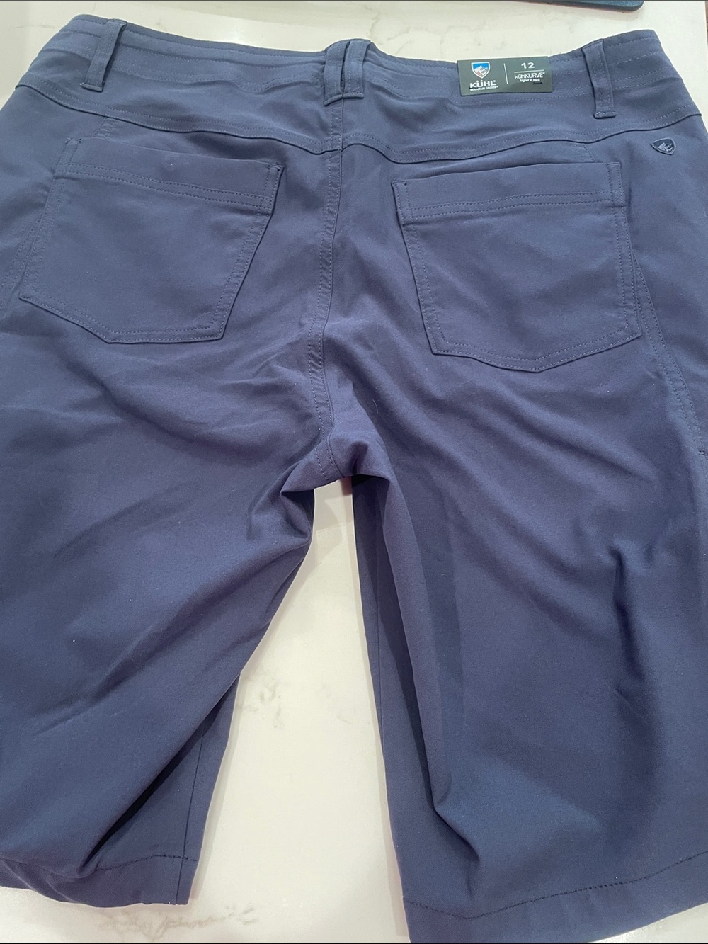 Kuhl NEW women’s Trekr 11” short in navy blue sz 12 - Picture 3 of 6